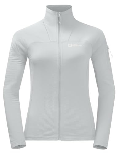 Jack Wolfskin 1710981_6709 Prelight FZ W Cool Grey Kadın Outdoor Polar Gri S