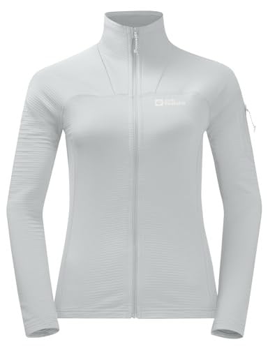 Jack Wolfskin 1710981_6709 Prelight FZ W Cool Grey Kadın Outdoor Polar Gri L