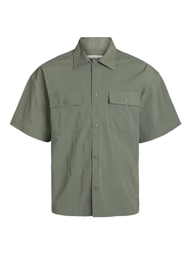 JACK&JONES JCOALTITUDE SHIRT SS OVERSIZED12251280 YEŞİL yeşil xxl