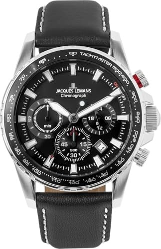 JACQUES LEMANS 1-2099A Erkek Saati, Kayış, Kayış, Kayış