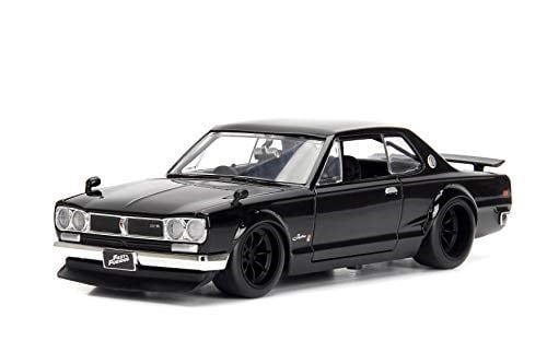 Jada, 253203004, Hızlı ve Öfkeli 1971 Nissan Skyline 1:24, Die-cast( Metal ), Açılabilir Bagaj Kaput ve Kapılar, Fast & Furious 1971 Nissan Skyline
