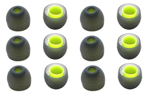 Jaybird Bluebuds X, X2 Bluetooth kulaklık için 6 çift kulak ucu. (orta)