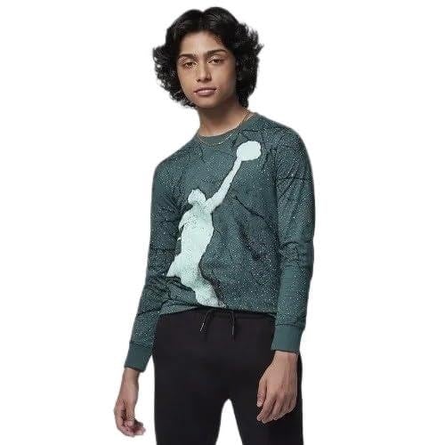 Jdb Jumpman Cement Ls Tee Erkek Jordan Sweat Yeşil L L
