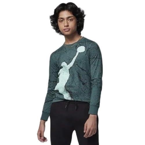Jdb Jumpman Cement Ls Tee Erkek Jordan Sweat Yeşil M