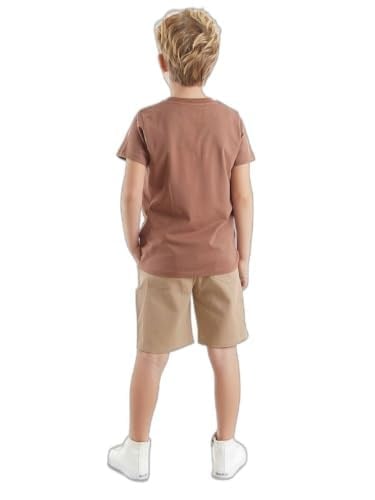 Jeep Mood Erkek Çocuk T-shirt Gabardin Şort Takım