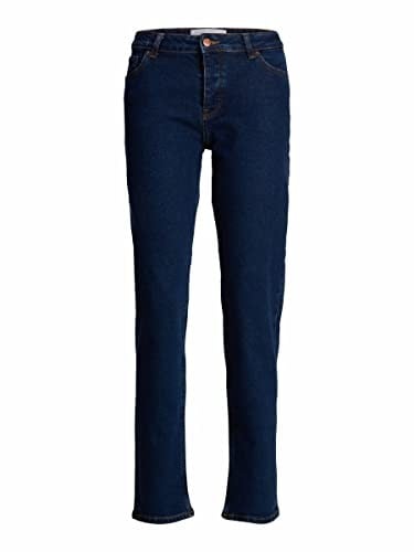 JJXX Koyu Mavi Denim Pantolon JXSEOUL STRAIGHT MW CC3001 NOOS, 5002837180