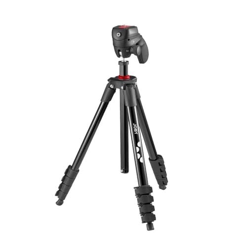 JOBY Tripod - Compact Action, Siyah - Seçenekler: Kompakt aksiyon, Kompakt Gelişmiş Kit, Kompakt Işık Kiti...
