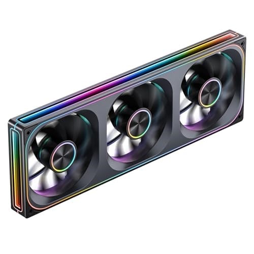 JONSBO ZA-360BR (Ters) PC Kasa Fanı, Hepsi (3) Bir Arada, 3x120mm 3Pin ARGB Fanlı Tek Çerçeve Ünitesi, PWM, 4 Taraflı Sonsuzluk Ayna Fanlı Ters Bıçak Sessiz F - Seçenekler: ZA360BR Siyah, ZA360B Siyah