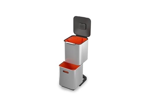 Joseph Joseph Totem Çöp Kovası, Paslanmaz Çelik, 40 Litre - Seçenekler: 40L, 60L