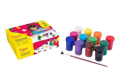 Jovi kalem kutusu Temperafarben, 12 x 15 ml, renkli çeşitli (521)