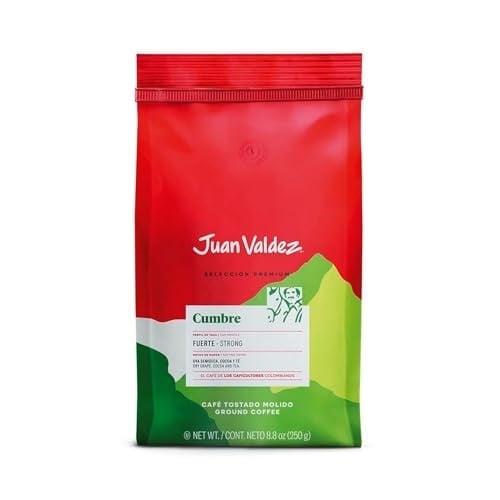 Juan Valdez Cumbre Tamamı Peaberry Koyu Kavrulmuş Öğütülmüş Kahve, 250g