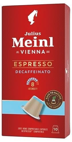 Julius Meinl Espresso Decaf Kafeinsiz Kapsül Kahve 10 Adet Biodegradable