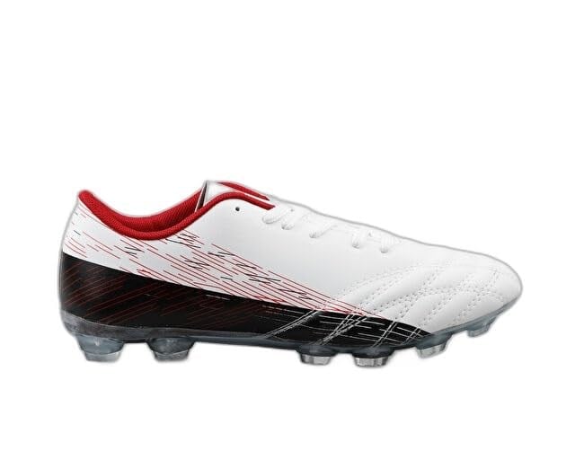 Jump 28221 D White Black Red Erkek Çim Zemin Kramponu 28221-D-WHITE-BLACK-RED Renkli