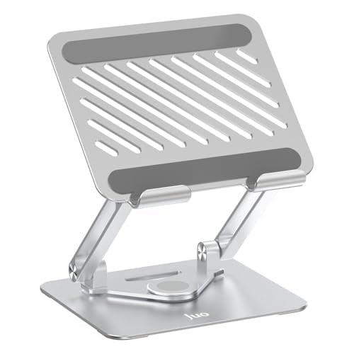 Juo 360° Dönebilen Alüminyum Tablet Standı Yükseklik ve Eğim Ayarlı Metal Tablet Tutucu iPad Pro 13 12 11 Air Mini 5 4 3 Telefon E-Okuyucu Uyumlu