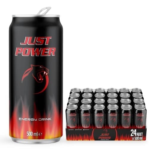 Just Power Enerji İçeceği, 500 ml (24'lü Paket, 24 adet x 500 ml)
