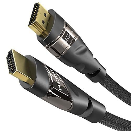 KabelDirekt – 4K HDMI kablosu – 10m (Ethernetli Yüksek Hızlı HDMI, 4K Ultra HD, 3D, Full HD, 1080p, HDR, ARC, PS5, XBOX, HDTV) - Seçenekler: 10m, 0,5m, 1m, 1,5m, 2m, 3m, 5m, 7,5m