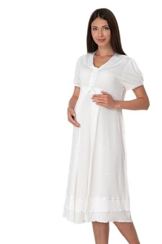 Kadın Ekru Hamile Lohusa Gecelik, M, TYCGWK73BN171014357530353-19804IGP260512