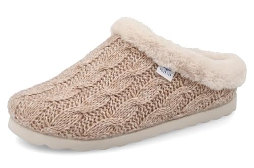 Kadın Ev Terliği B3 W64 UZ Fly Flot CLOTH WOMAN SLIPPER 6009-Beige