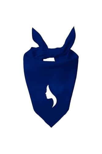 Kadın Silüet Tasarım Tek Renk Fular