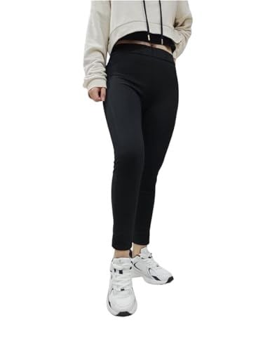 Kadın Siyah Kışlık Toparlayıcı Normal Bel Çelik Örme Tayt 10122022K