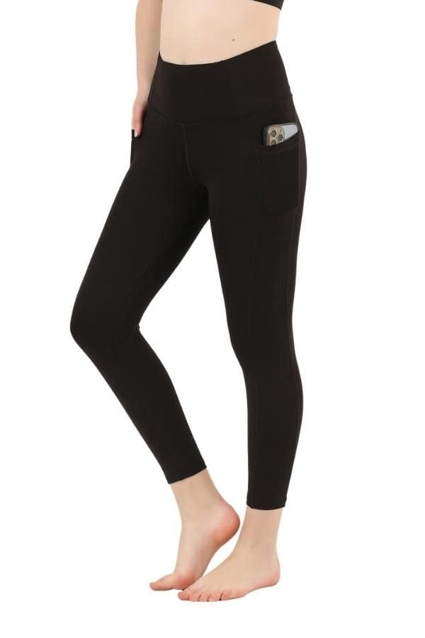 Kadın Yüksek Bel Çift Cepli Toparlayıcı Yüksek Bel Dalgıç Spor Tayt 1057