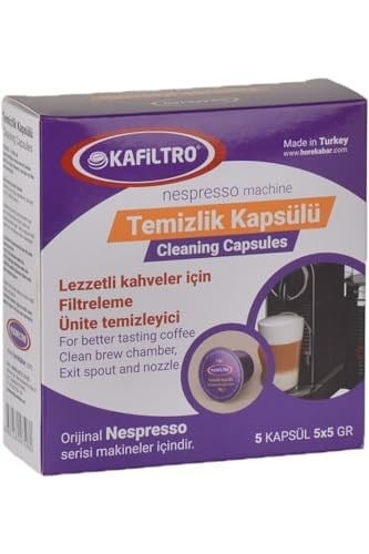 Kafiltro Nespresso Uyumlu Temizlik Kapsülü 5 kapsül