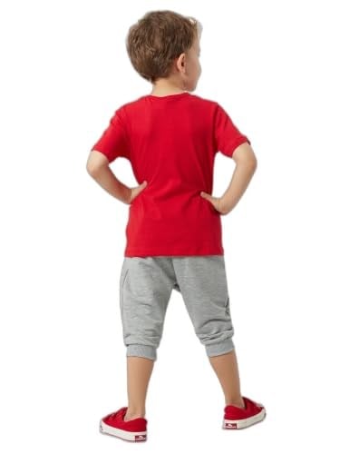 Kahkaha Erkek Çocuk T-shirt Kapri Şort Takım