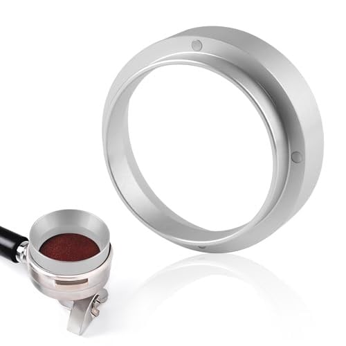 Kahve dozaj halkası 51 mm, manyetik dozaj hunisi, alüminyum espresso hunisi, dolum hunisi için kahve dozaj halkası, demleme kabı, süzgeç aksesuarı, kahve tozu tam dolum