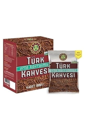 KAHVE DUNYASI 4'lü Orta Kavrulmuş 100g Türk Kahvesi