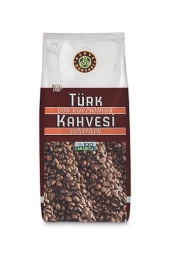 Kahve Dünyası Çok Kavrulmuş Türk Kahvesi Çekirdek 1 Kg.