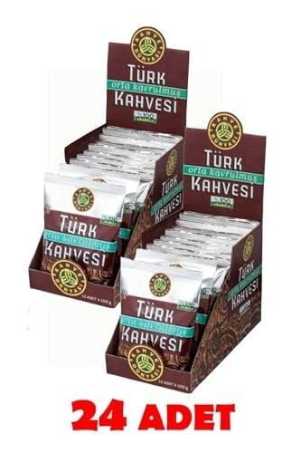 Kahve Dünyası Orta Kavrulmuş Türk Kahvesi 24 Adet (2X12)
