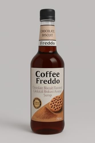 Kahve Şurubu Aroması, Kahve Şurupları, Fitre Kahve, Espresso 750 ml (Çikolatalı Biküvü Aromalı)