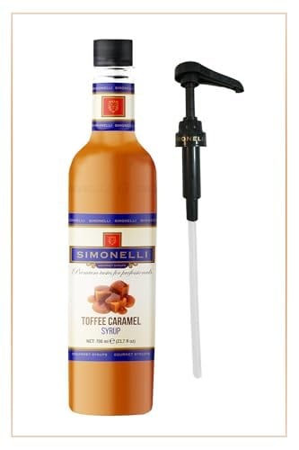 Kahve Ve Kokteyl Şurubu Toffee Karamel Aromalı 700 ml Pompa Hediyeli