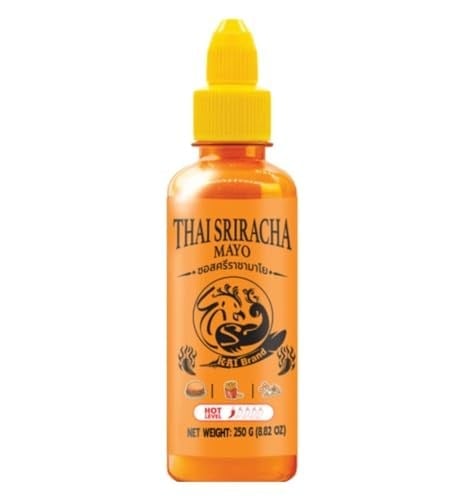 Kai Brand Thai Sriracha Mayo – 250 g – Thai Sriracha Biber & Kremalı Mayonez Sos – Çok Yönlü Daldırma & Atıştırmalık Sos – Sandviç, Burger, Sushi İçin Sos