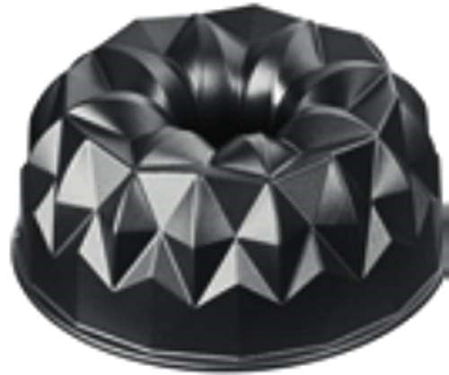 Kaiser Borulu Geometrik Kek Kalıbı 25 cm - Seçenekler: Geometrik, Çiçek benzeri, Tek kişilik