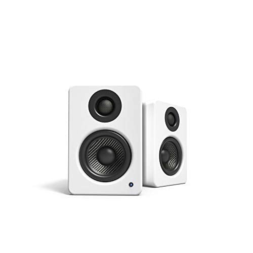 Kanto YU2 Masaüstü Hoparlör, Güç Kaynaklı | 7,6 cm Kompozit Sürücü | 1,9 cm İpek Kubbe Tiz Hoparlörü | Sınıf D Amplifikatör | 100 W | Entegre USB-DAC | Subwoofer Çıkışı | Mat Beyaz |