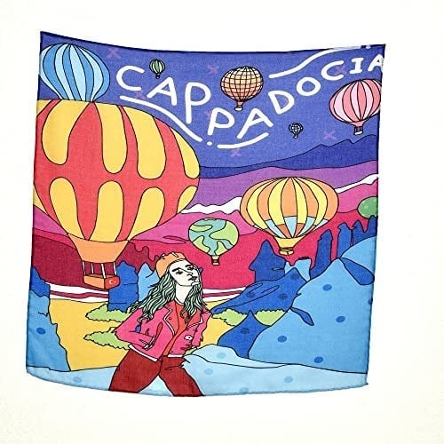 Kapadokya Desenli Bandana