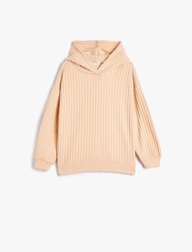 Kapşonlu Sweatshirt Fitilli Yumuşak Dokulu