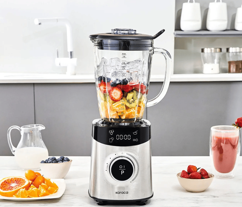 Karaca Dijital Ekran Inox Smoothie Blender Silver