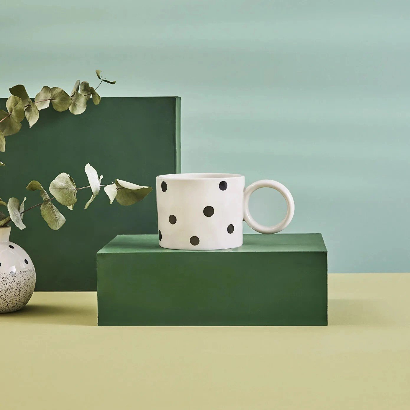 Karaca Erica Puantiyeli Mug 370 ml