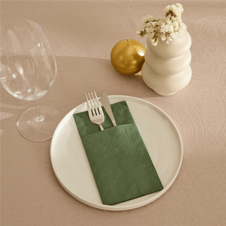 Karaca Home Basic 16lı Cepli Kağıt Peçete 40X40 cm