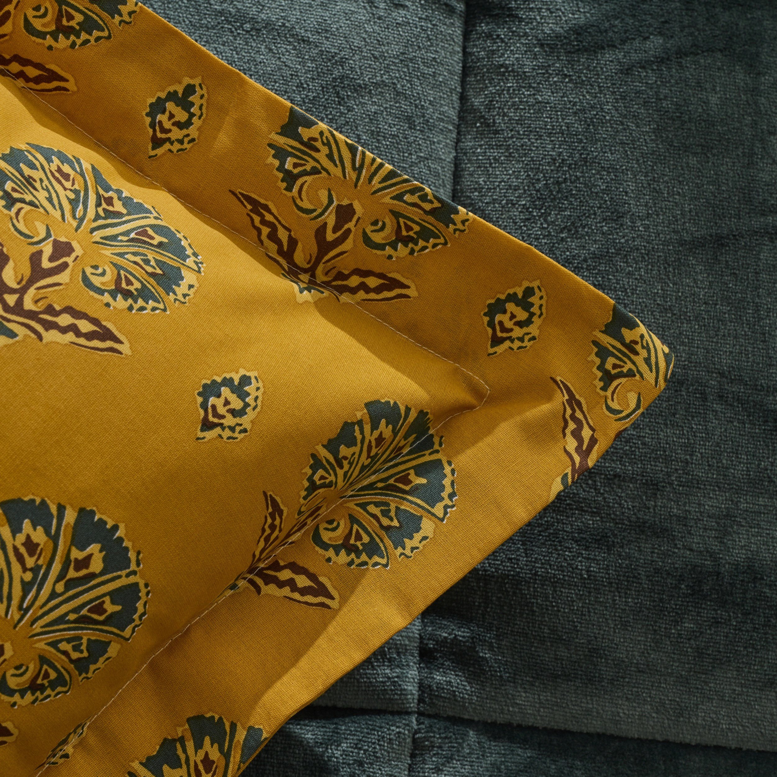 Karaca Home Harvest %100 Pamuk Welsoft Çift Kişilik Comfort Set Yeşil