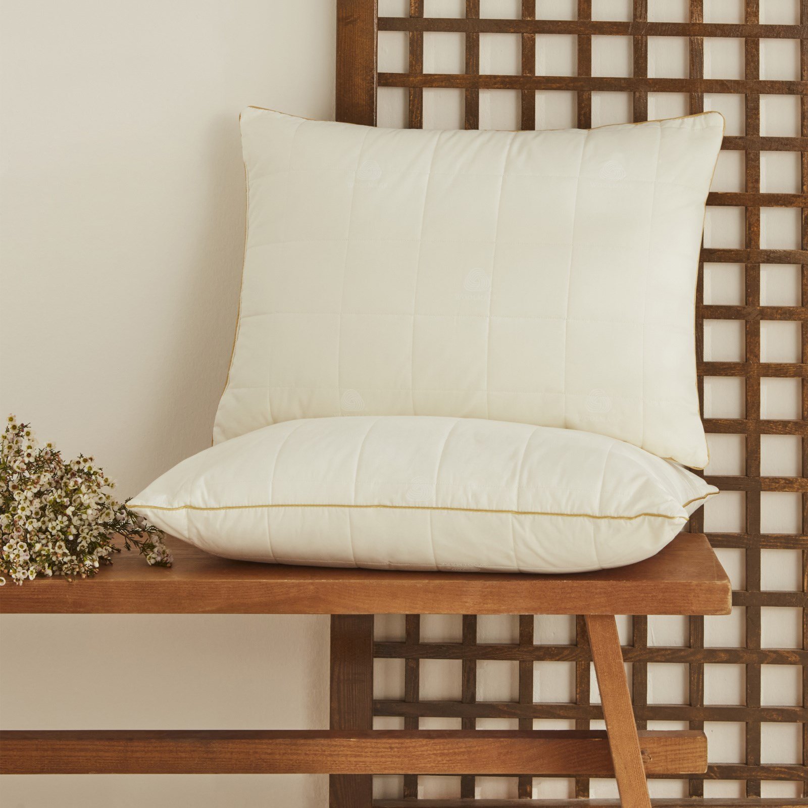 Karaca Home Kapitoneli Yün Yastık