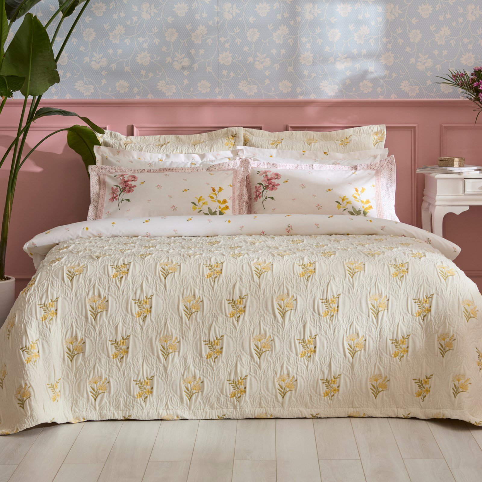 Karaca Home Melina Çift Kişilik Yatak Örtüsü Takımı Multicolor