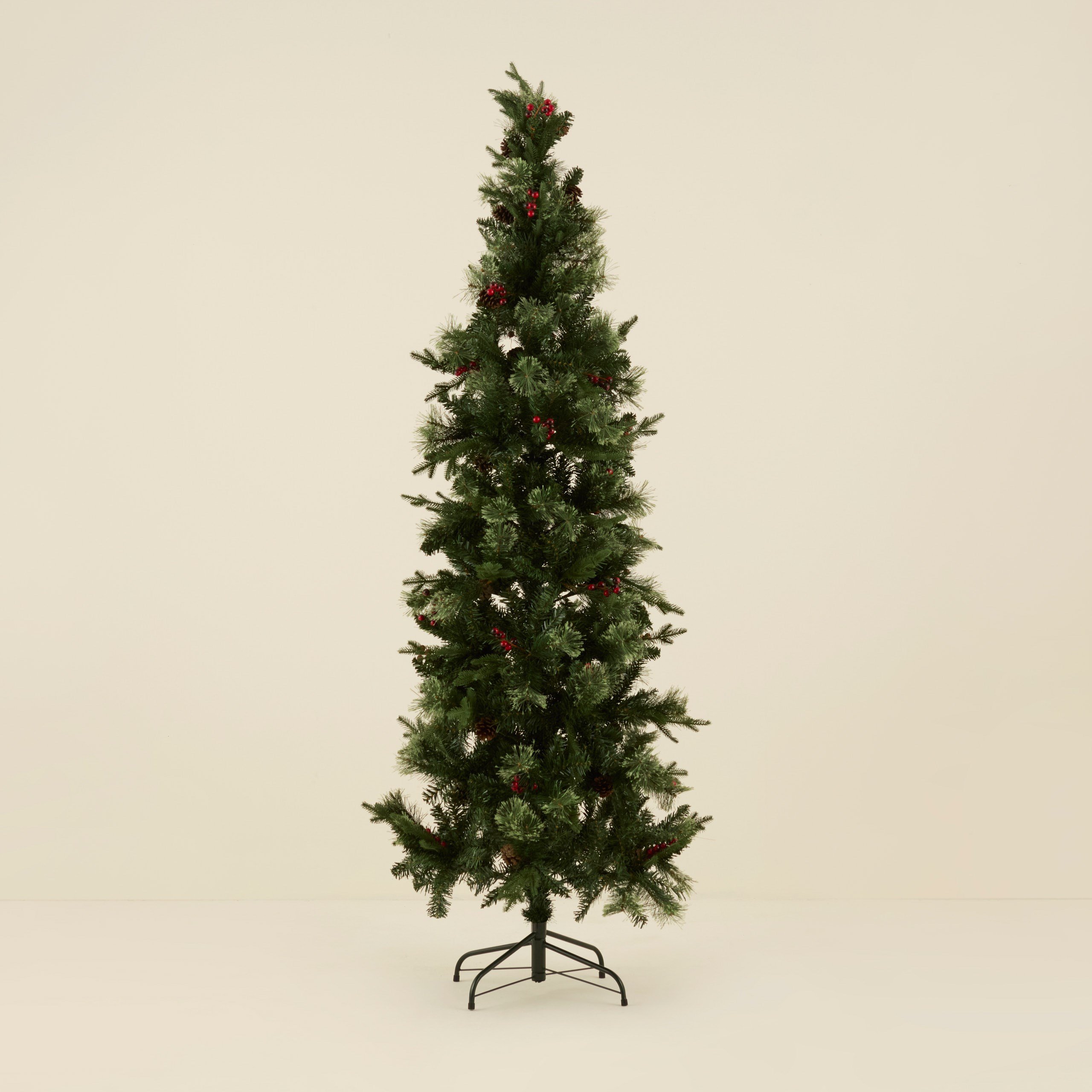 Karaca Home New Year Yılbaşı Karlı Kokina ve Kozalaklı Yılbaşı Çam Ağacı 210 cm 996 Dal