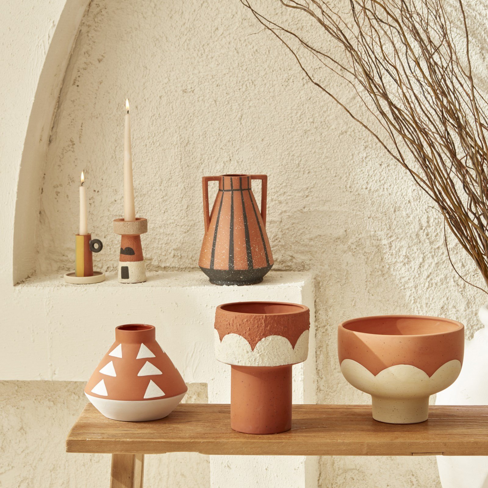 Karaca Home Simple Şamdan 9,6 cm Kahverengi