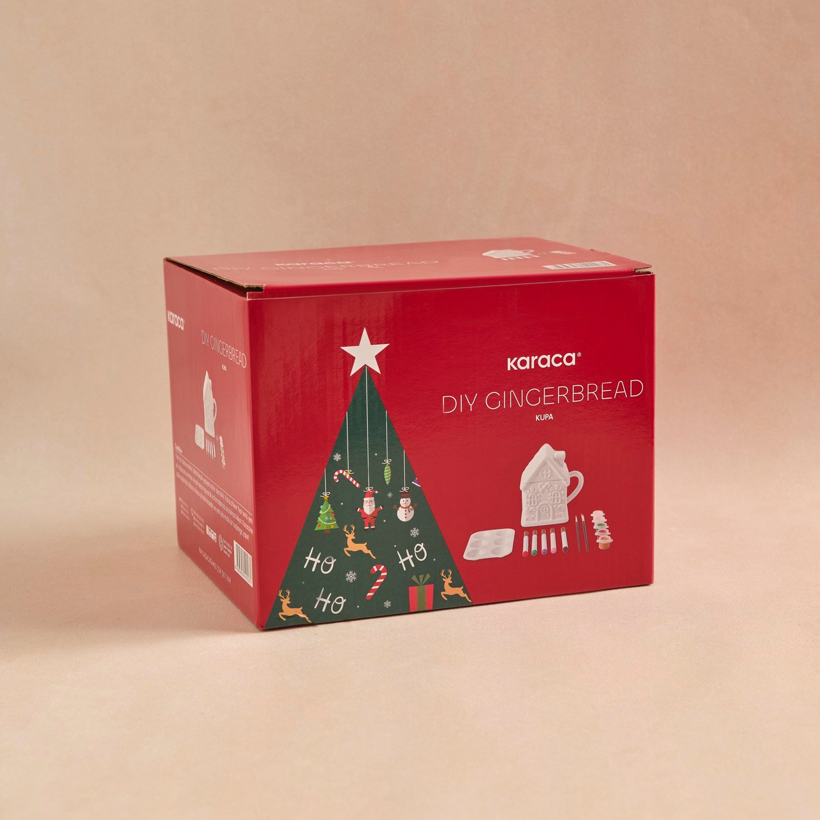 Karaca New Year Yılbaşı Diy Ginger Bread House Kupa 550 ml