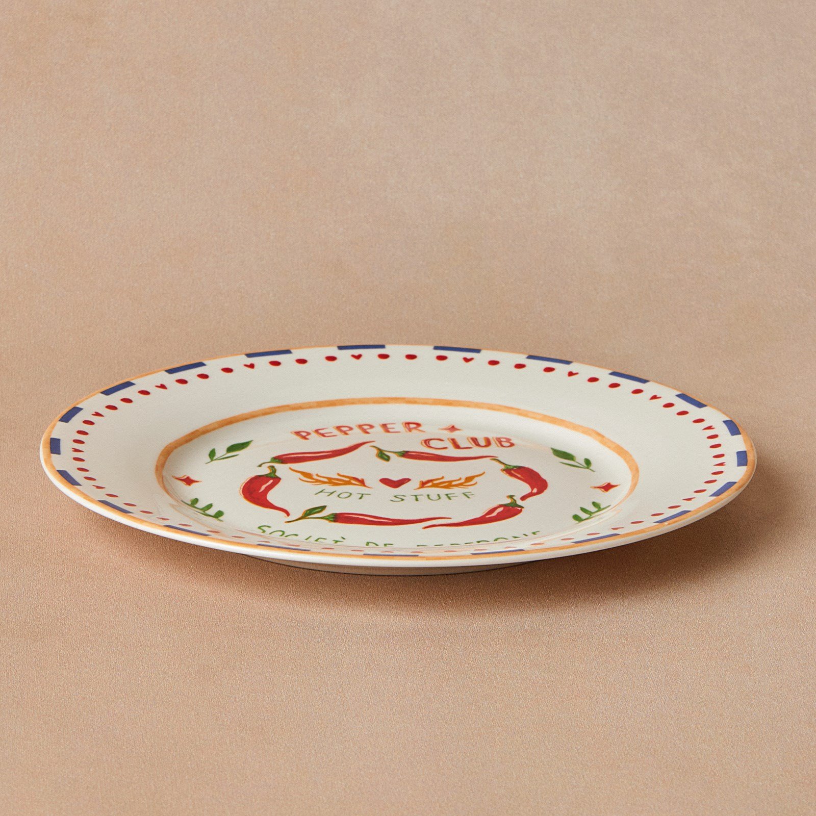 Karaca Pepper Club Pasta Tabağı Peperone 19 cm Mavi