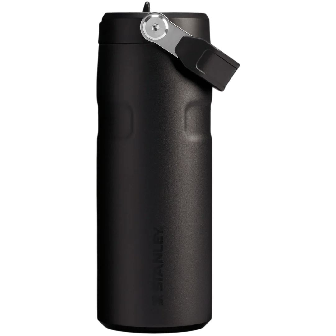Karaca Stanley The IceFlow Flip Straw 2.0 Pipetli Termos Bardak 470 Ml Siyah