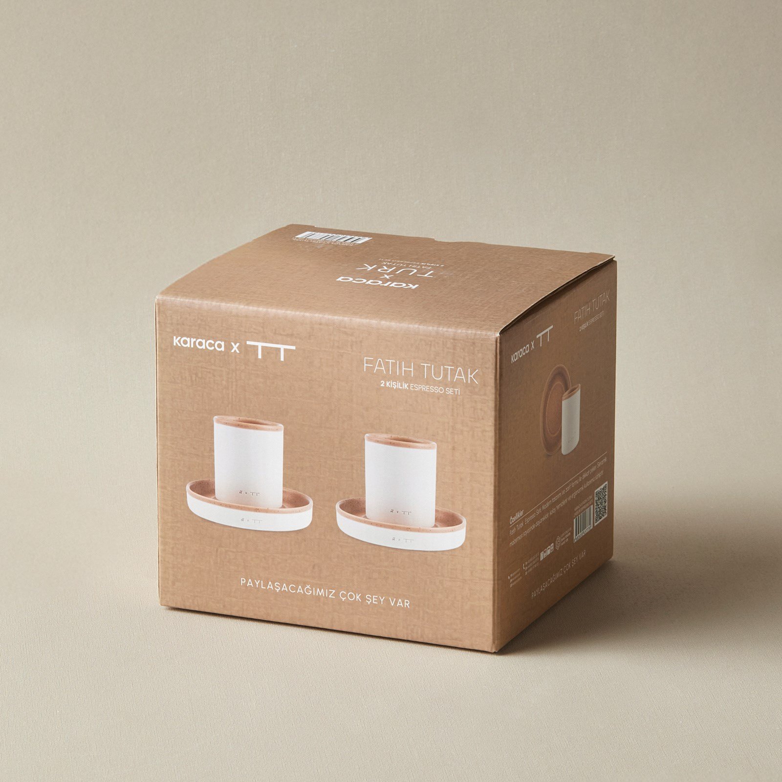 Karaca x Fatih Tutak 2 Kişilik Espresso Seti 90 ml